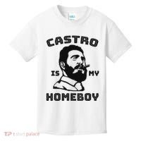 Fidel Castro Is My Homeboy Funny Cuba Kids T-Shirt thumb 0