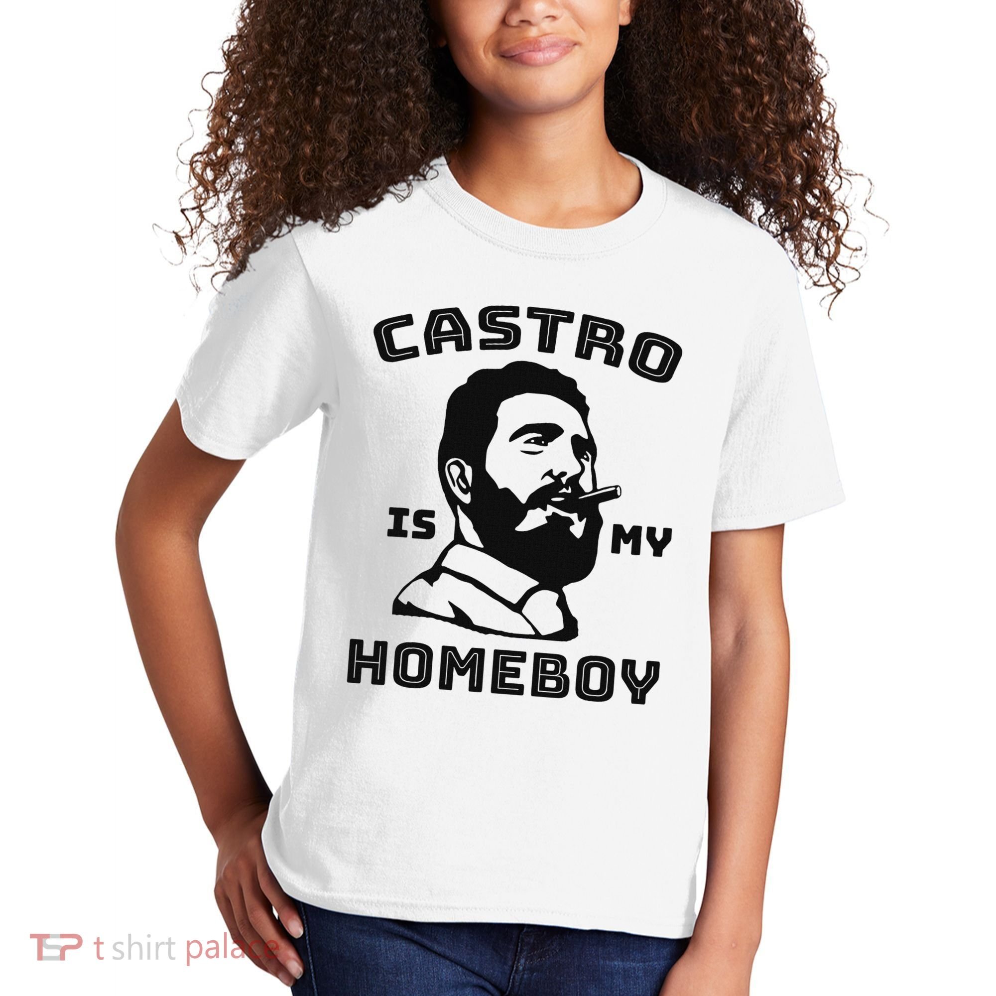 Fidel Castro Is My Homeboy Funny Cuba Kids T-Shirt