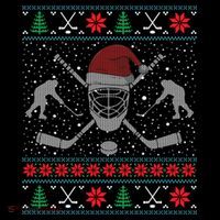 Funny Christmas Ice Hockey Ugly Christmas Cool Gift Coffee Mug thumb 5
