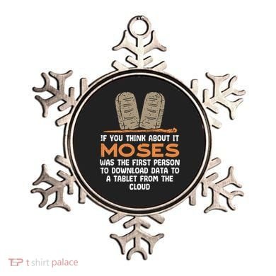 Funny Christian If You Think About It Moses Religious Ornament