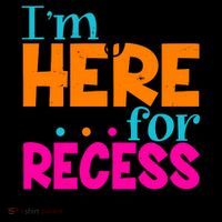 Funny Cute I'm Just Here For Recess #Back 2 School Coffee Mug thumb 5