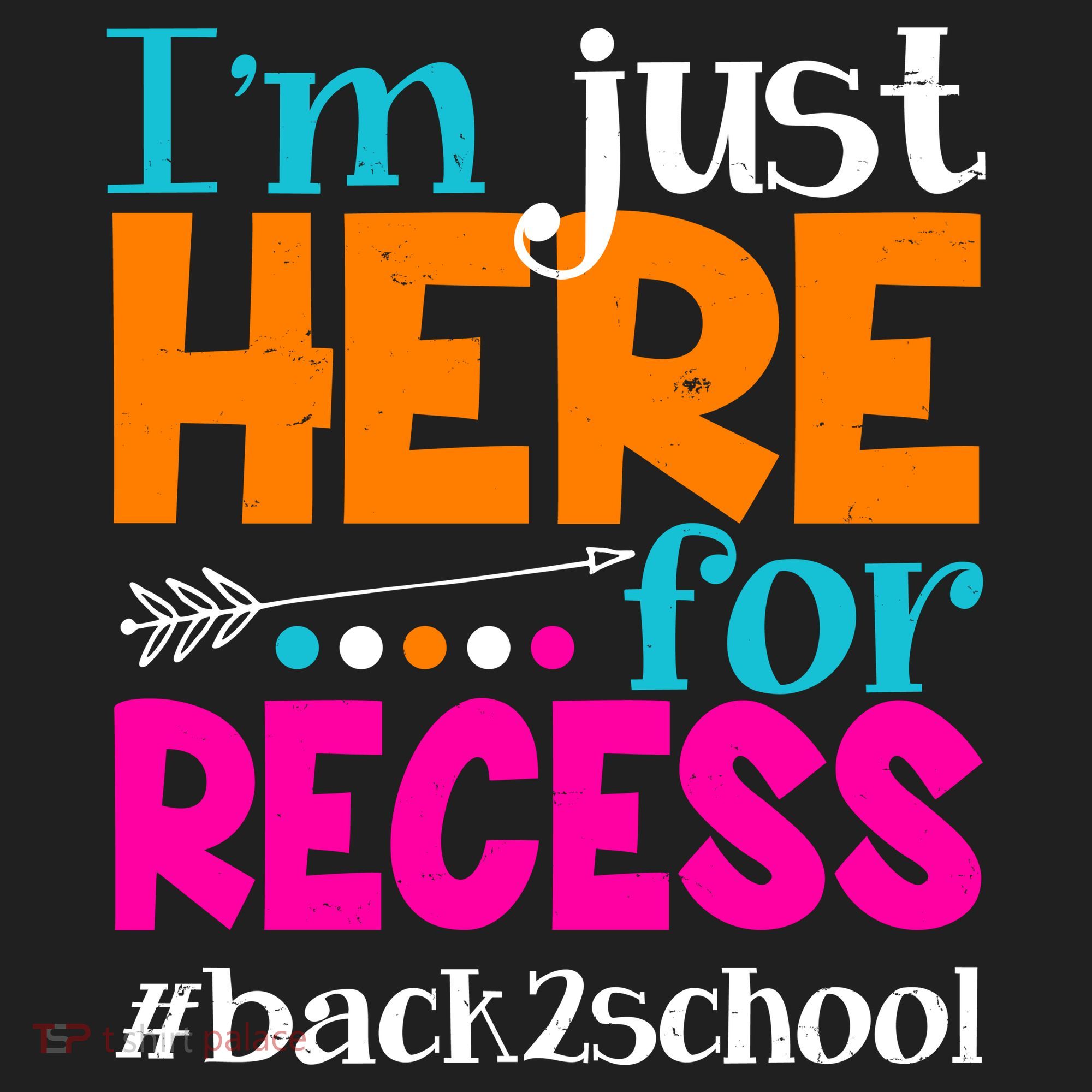 Funny Cute I'm Just Here For Recess #Back 2 School Beanie