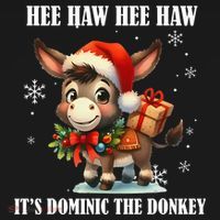 Funny Christmas Italian Christmas Donkey Dominic The Donkey Women's Tank Top thumb 5
