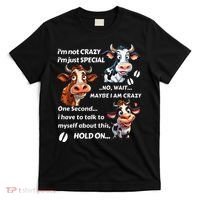 Funny Cow IM Not Crazy IM Just Special T-Shirt thumb 0