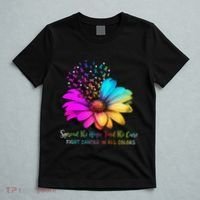 Fight Cancer In All Color Spread The Hope Find A Cure P.Ink Gift T-Shirt thumb 5