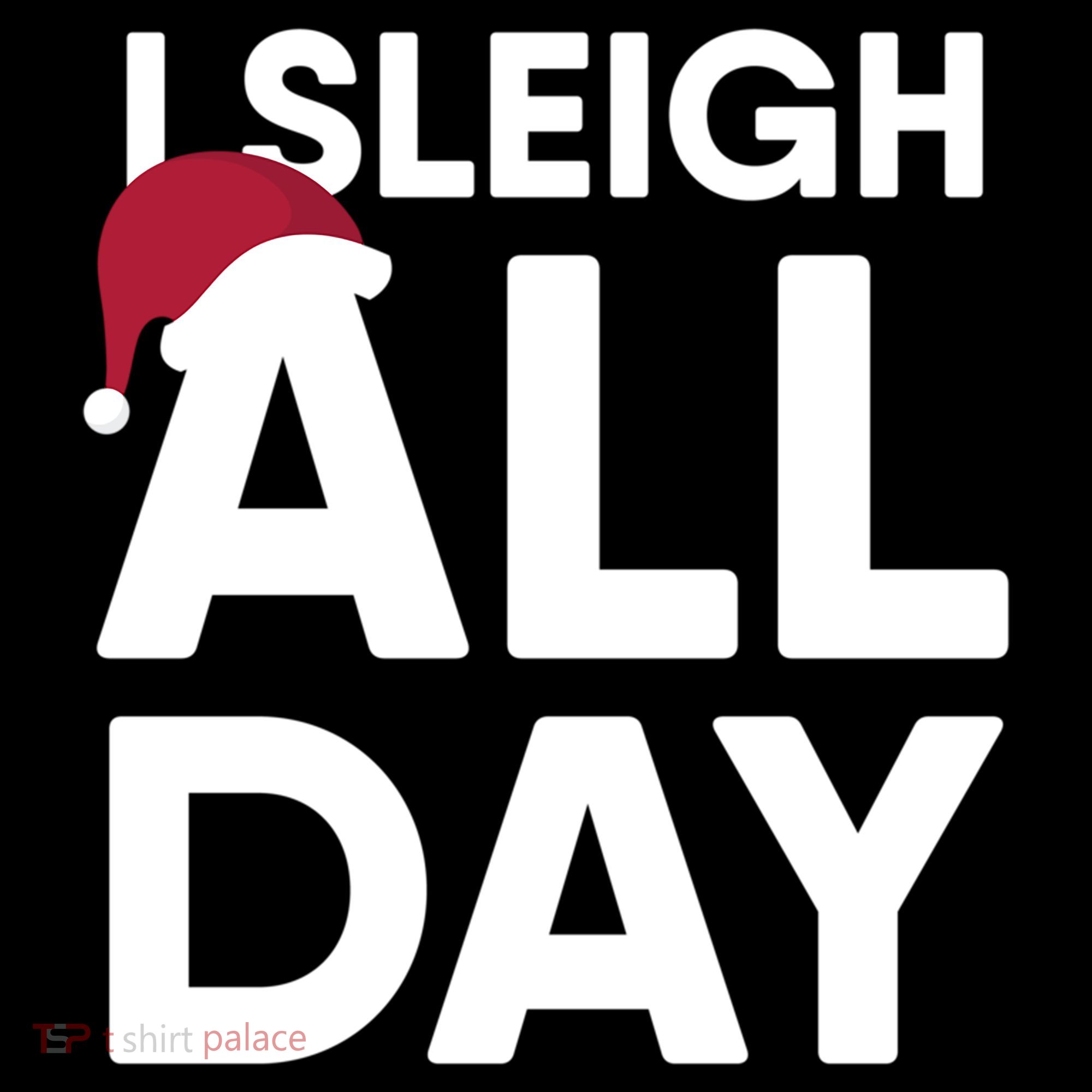 Funny Christmas I Sleigh All Day Gift Hoodie