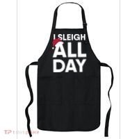 Funny Christmas I Sleigh All Day Gift Apron thumb 0