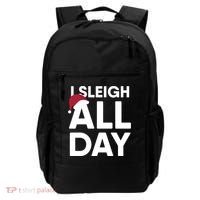 Funny Christmas I Sleigh All Day Gift Backpack thumb 0
