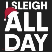 Funny Christmas I Sleigh All Day Gift Hat thumb 2