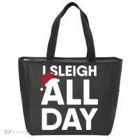 Funny Christmas I Sleigh All Day Gift Tote Bag thumb 0