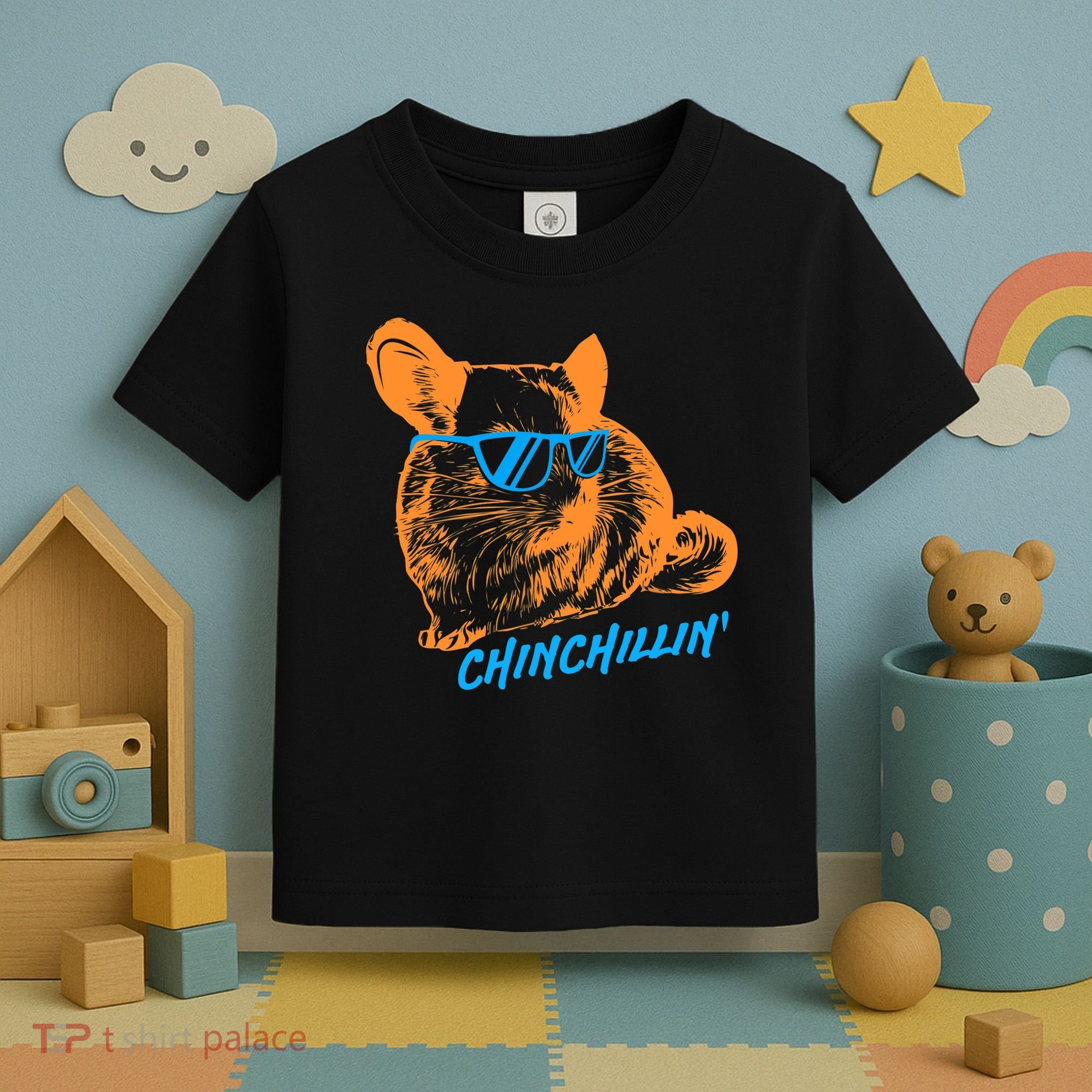 Funny Chinchillin I Chinchilla Owners Toddler T-Shirt