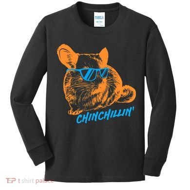 Funny Chinchillin I Chinchilla Owners Kids Long Sleeve Shirt