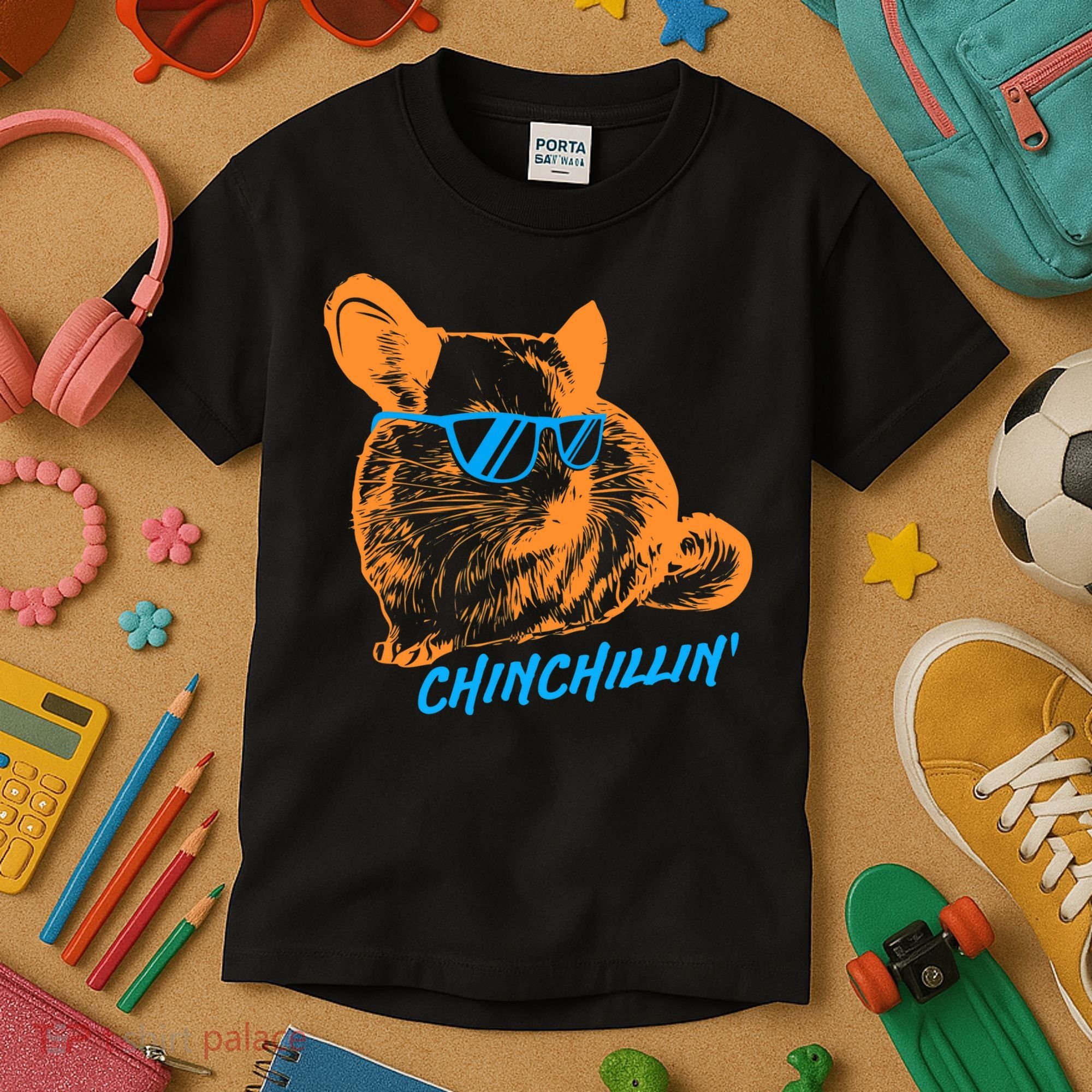 Funny Chinchillin I Chinchilla Owners Kids T-Shirt