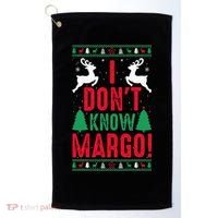 Funny Christmas I Don't Know Margo Golf Towel thumb 0