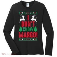 Funny Christmas I Don't Know Margo Women's Long Sleeve Shirt thumb 0