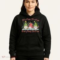 Funny Christmas It's Fine I'm Fine Everything Is Fine Gnomes Hoodie thumb 5