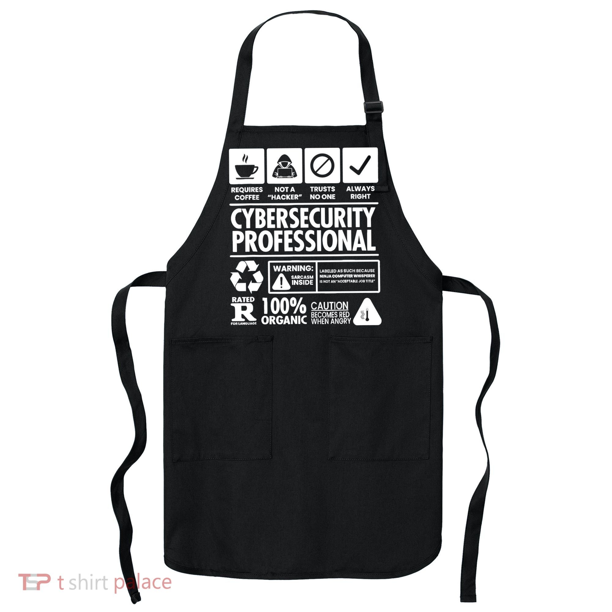 Funny Cybersecurity It Support It Security Network Engineer Apron