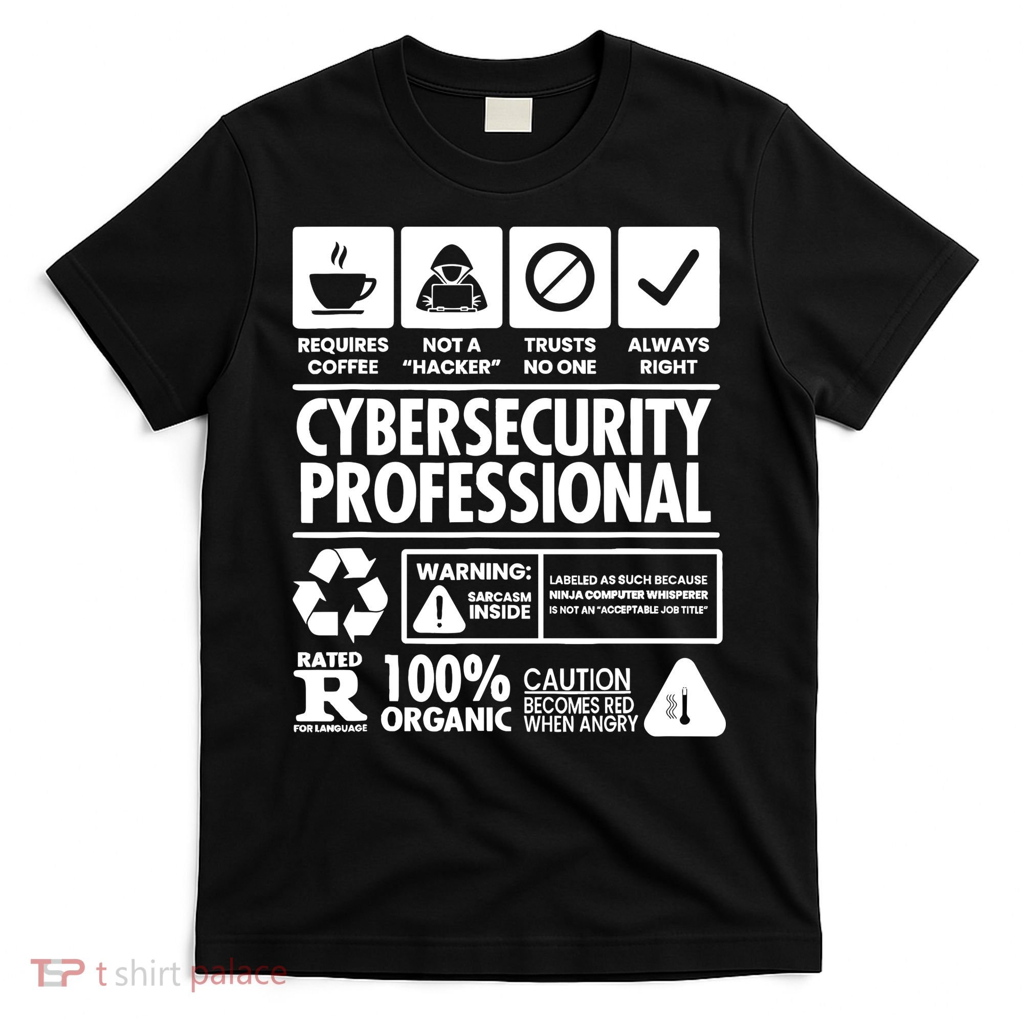 Funny Cybersecurity It Support It Security Network Engineer T-Shirt