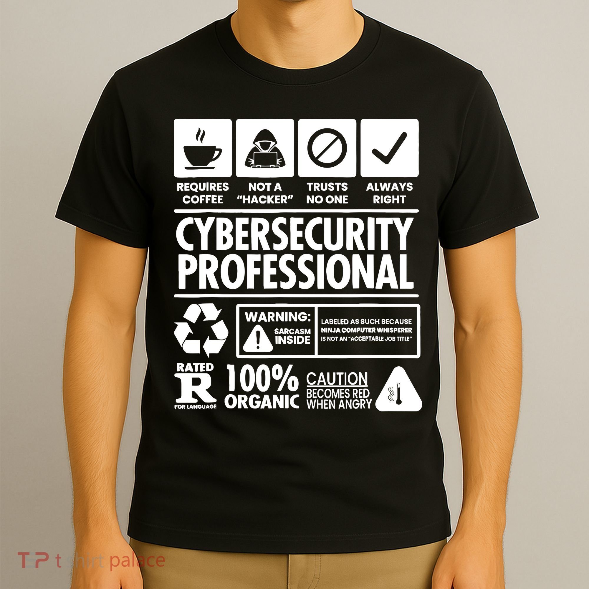 Funny Cybersecurity It Support It Security Network Engineer T-Shirt