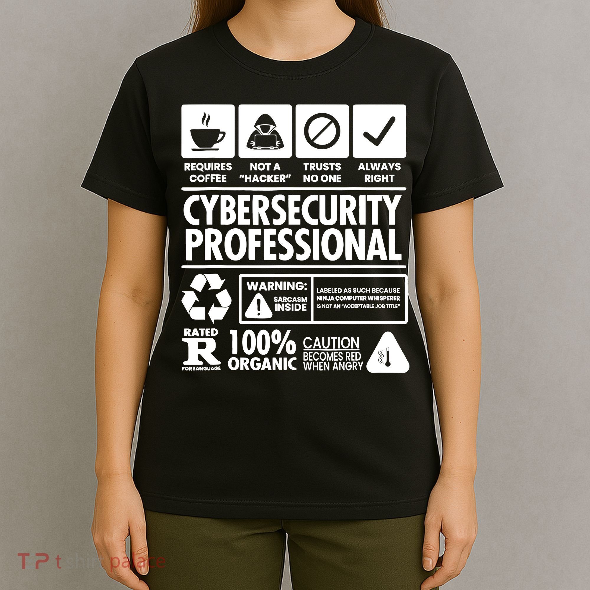 Funny Cybersecurity It Support It Security Network Engineer T-Shirt