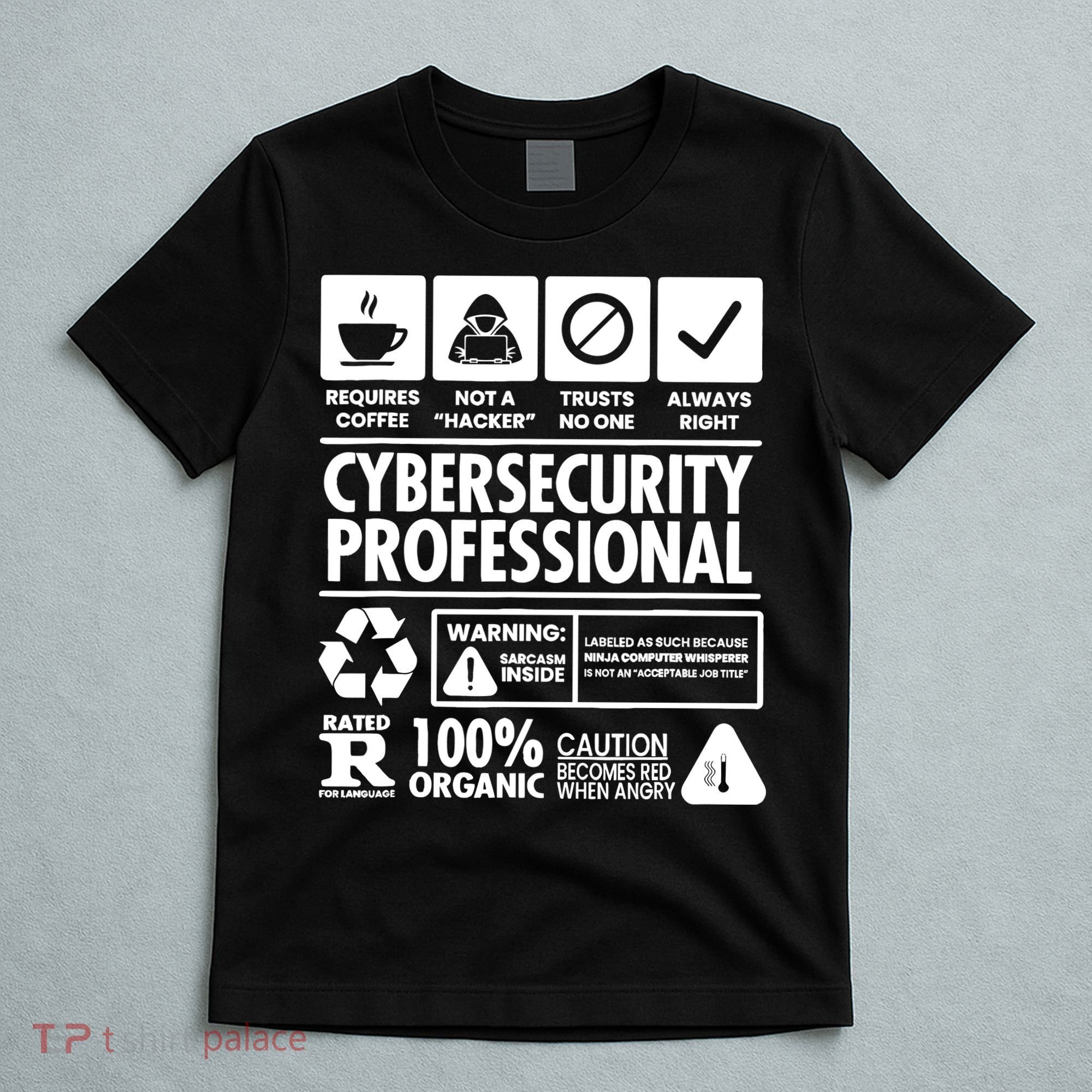Funny Cybersecurity It Support It Security Network Engineer T-Shirt