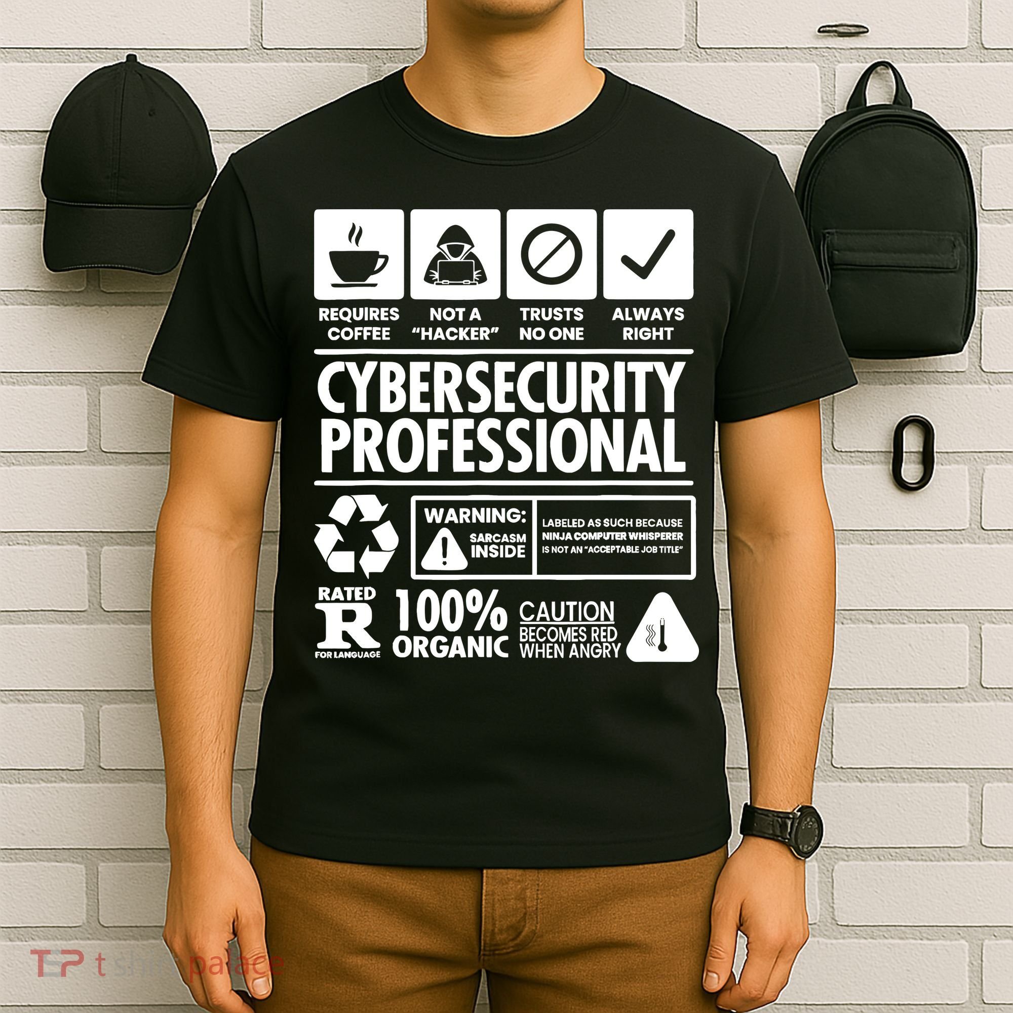 Funny Cybersecurity It Support It Security Network Engineer T-Shirt
