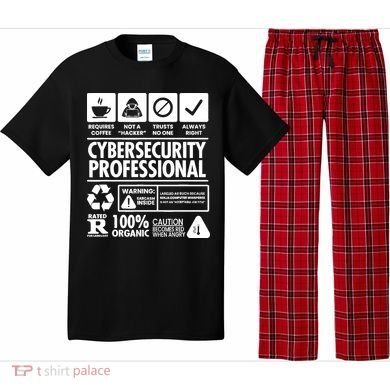 Funny Cybersecurity It Support It Security Network Engineer Pajama Set