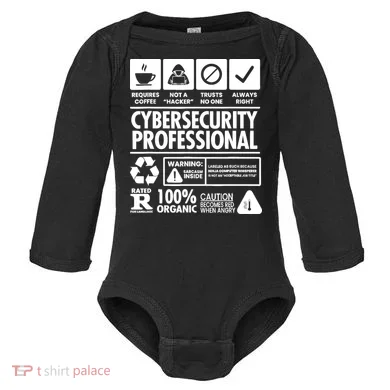 Funny Cybersecurity It Support It Security Network Engineer Baby Long Sleeve Bodysuit