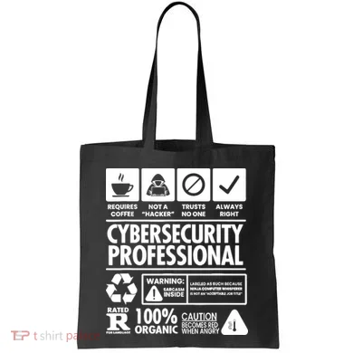 Funny Cybersecurity It Support It Security Network Engineer Tote Bag