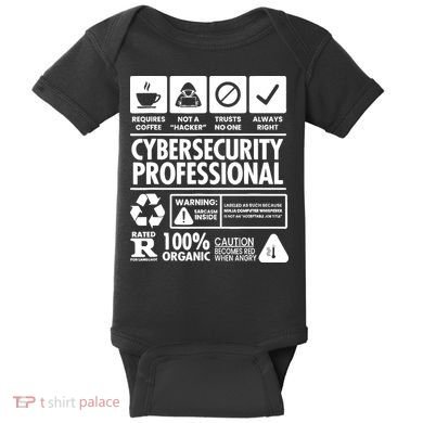 Funny Cybersecurity It Support It Security Network Engineer Baby Bodysuit
