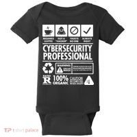 Funny Cybersecurity It Support It Security Network Engineer Baby Bodysuit thumb 0