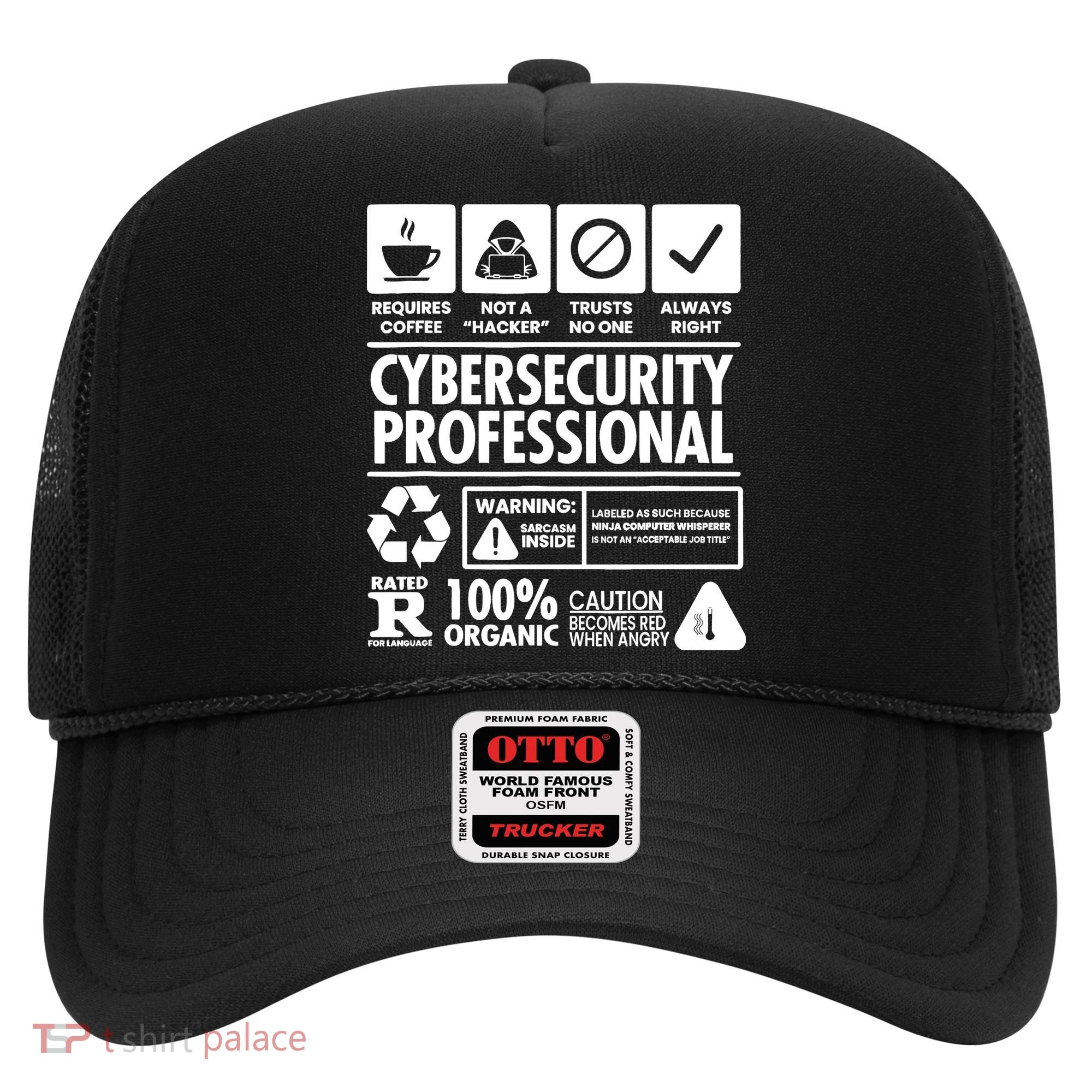 Funny Cybersecurity It Support It Security Network Engineer Hat