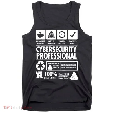 Funny Cybersecurity It Support It Security Network Engineer Tank Top