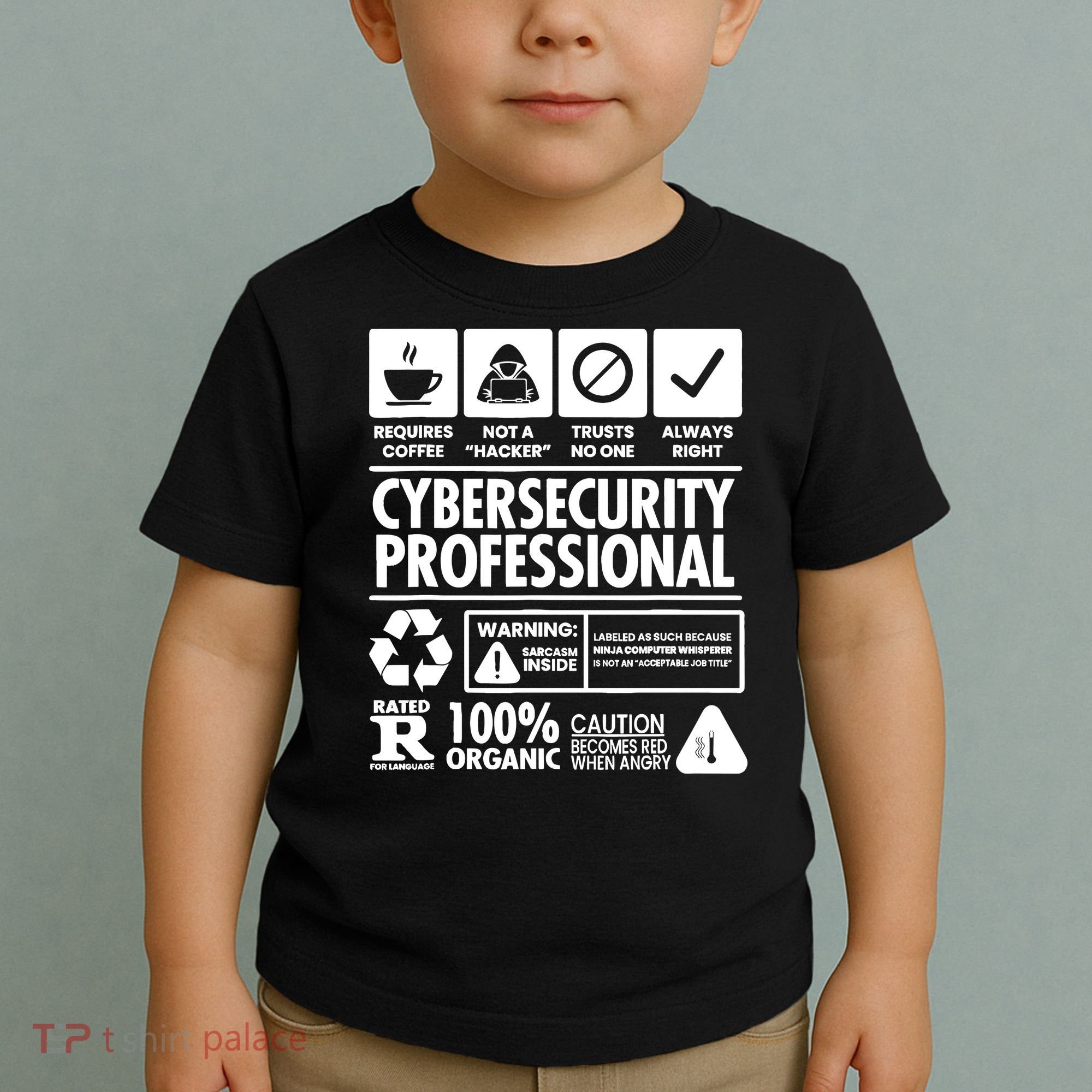 Funny Cybersecurity It Support It Security Network Engineer Toddler T-Shirt