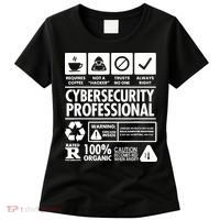 Funny Cybersecurity It Support It Security Network Engineer Women's T-Shirt thumb 0