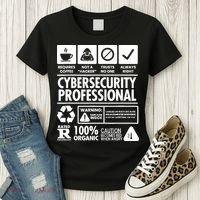 Funny Cybersecurity It Support It Security Network Engineer Women's T-Shirt thumb 3
