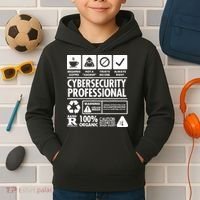 Funny Cybersecurity It Support It Security Network Engineer Kids Hoodie thumb 2