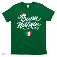 Family Christmas Italy Pride Holiday Buon Natale Italian Xmas Gift T-Shirt thumb 0