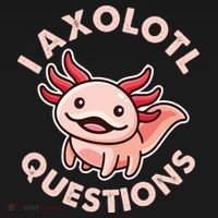 Funny Cute I Axolotl Questions Apron thumb 3