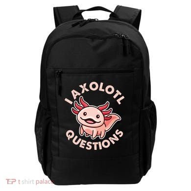 Funny Cute I Axolotl Questions Backpack