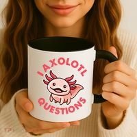 Funny Cute I Axolotl Questions Coffee Mug thumb 3