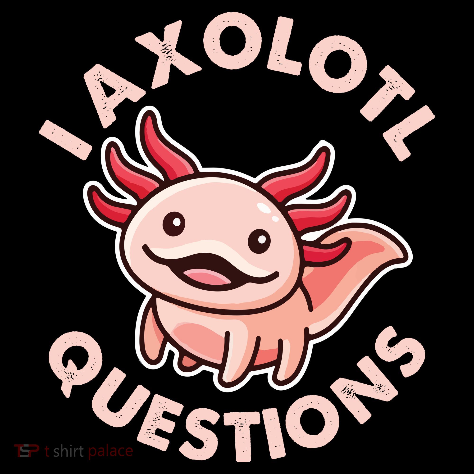 Funny Cute I Axolotl Questions Mousepad