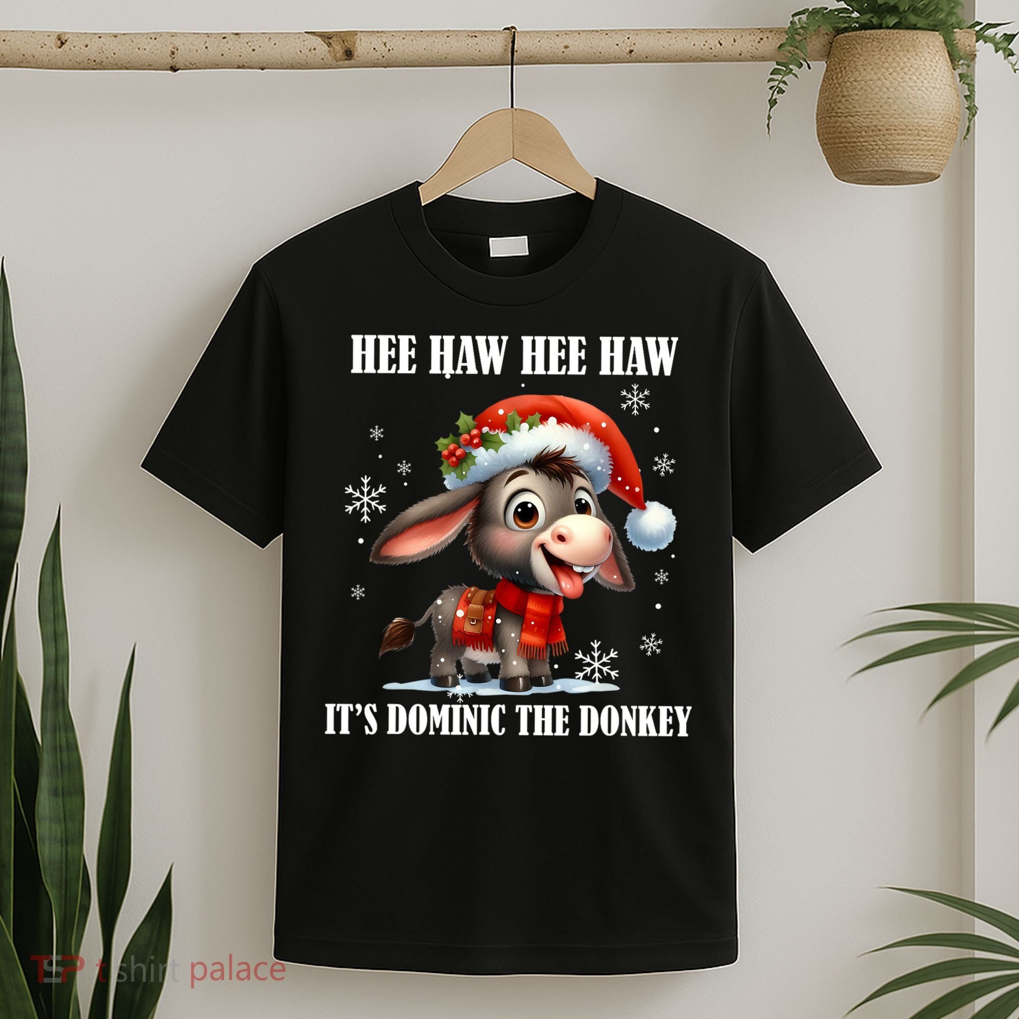 Funny Christmas Italian Christmas Donkey Dominic The Donkey T-Shirt