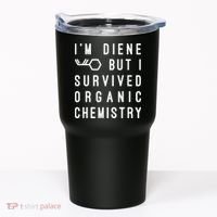 Funny Chemistry I Survived Organic Chemistry Tee Tumbler thumb 0