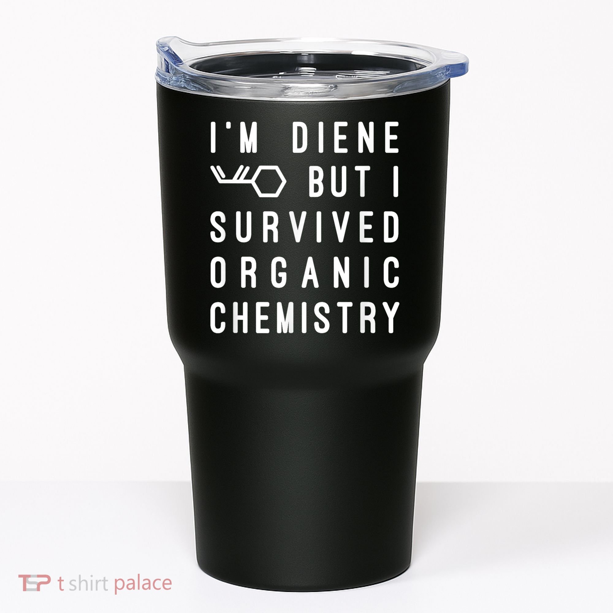 Funny Chemistry I Survived Organic Chemistry Tee Tumbler