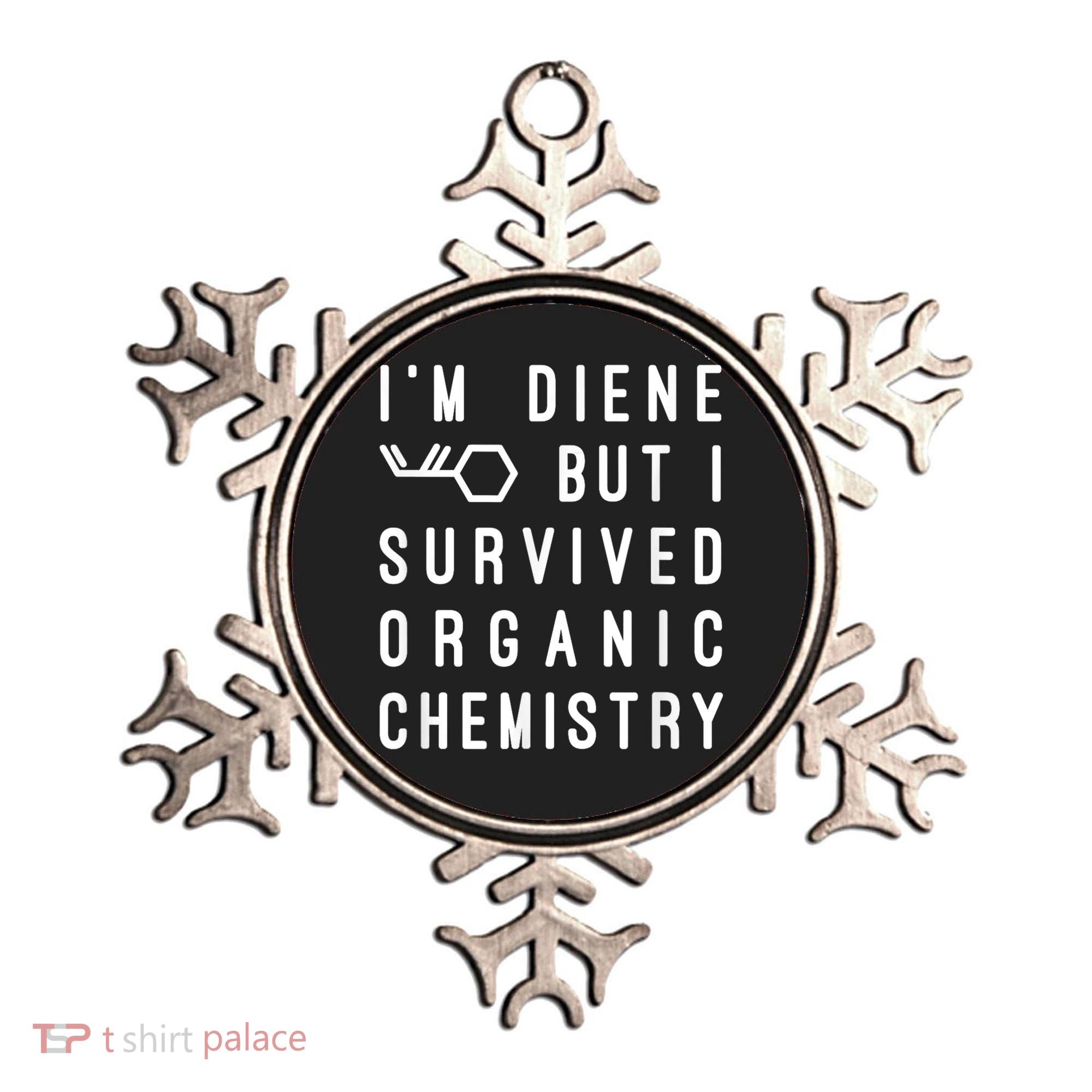 Funny Chemistry I Survived Organic Chemistry Tee Ornament