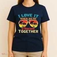 Family Cruise I Love It When WeRe Cruisin Together T-Shirt thumb 4