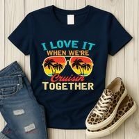 Family Cruise I Love It When WeRe Cruisin Together Women's T-Shirt thumb 3