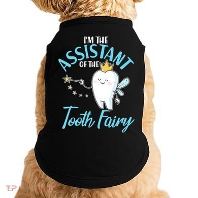 Funny Cute I'm The Assistant Tooth Fairy Doggie Tank
