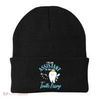 Funny Cute I'm The Assistant Tooth Fairy Beanie thumb 0